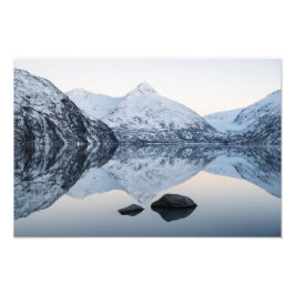 Reflekterande port Sjö Fototryck