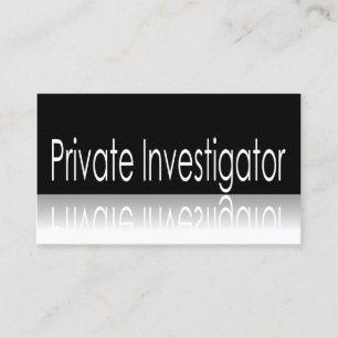 Reflekterande - privat utredare - visitkort