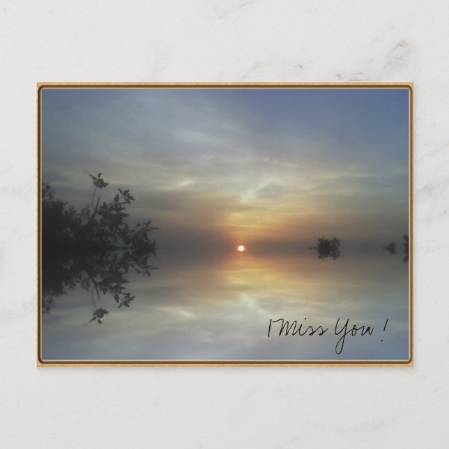 Reflekterande solsken vykort (Framsida)