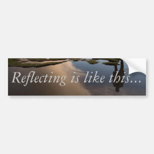 Reflekterande - stötfångare bildekal