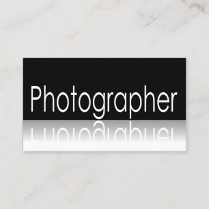 Reflekterande text - fotograf - visitkort