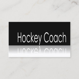 Reflekterande text - hockeylagledare - visitkort