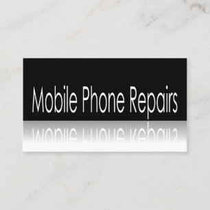 Reflekterande text - mobiltelefon reparerar - kort
