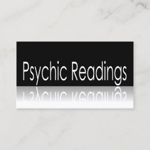 Reflekterande text - psykiska läsningar - visitkort