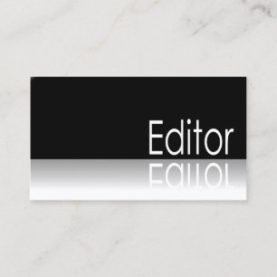 Reflekterande text - redaktör - visitkort