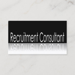 Reflekterande text - rekryteringkonsulent visitkort