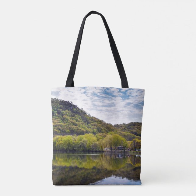 Reflekterande vår tygkasse (Baksida)