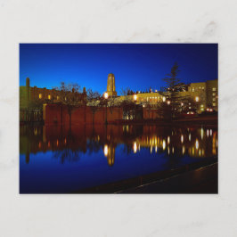 Reflekterar Bassäng Temple Square Vykort