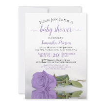 Reflekterar Lavender Ro Elegant Baby Shower