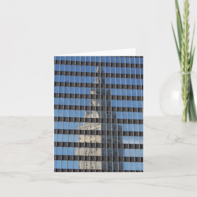 "Reflekterat slutligt torn -" - hälsning Kort (Framsida)