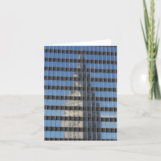 "Reflekterat slutligt torn -" - hälsning Kort