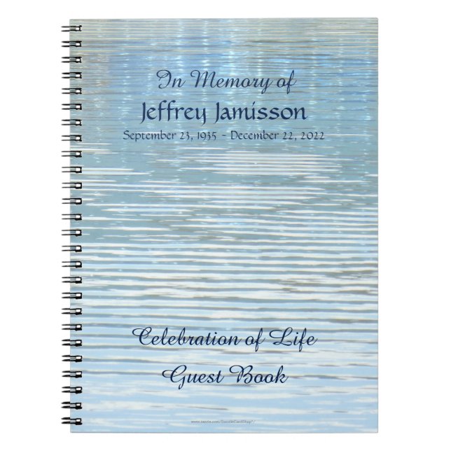 Reflektion av Abstrakten firande i Life Guest Bok Anteckningsbok Med Spiral (Framsidan)