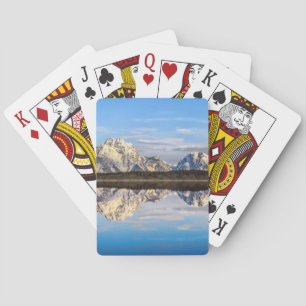 Reflektion av Alaska-bergen Casinokort