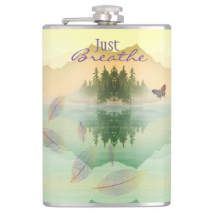 Reflektion av Citrus Mountain JUST BREATHE Fickplunta