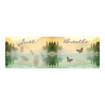 Reflektion av Citrus Mountain JUST BREATHE