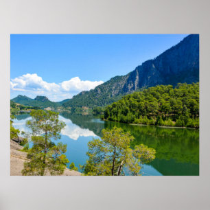 Reflektion av det scena Sjön Poster