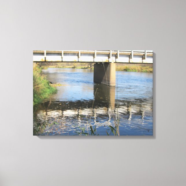 Reflektion av livet canvastryck (Framsida)