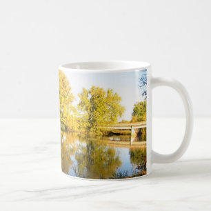 Reflektion av livet kaffemugg