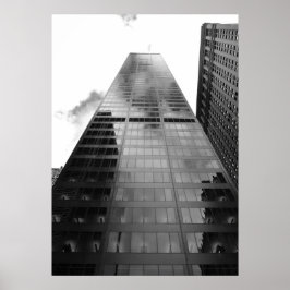 Reflektion av New York-Skyscraperna - Art-utskrift Poster