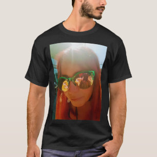 Reflektion av solglasögon t shirt