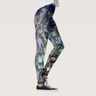 Reflektion av spegelvänd rityta leggings