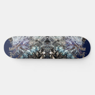 Reflektion av spegelvänd rityta mini skateboard bräda 18,5 cm