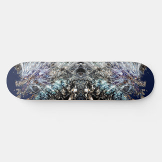 Reflektion av spegelvänd rityta mini skateboard bräda 18,5 cm