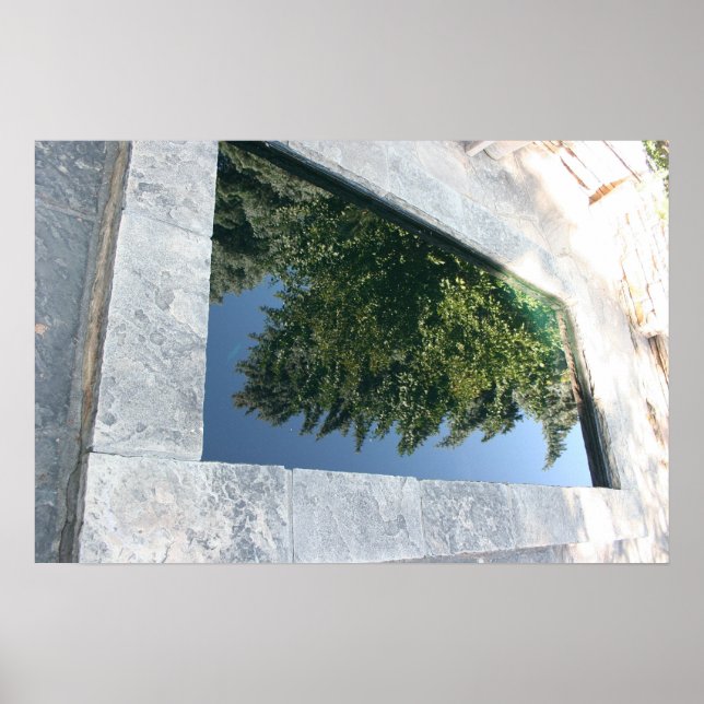 Reflektion Bassäng Poster (Framsidan)