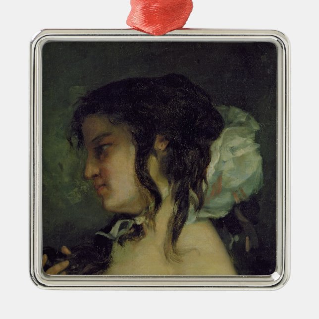 Reflektion, c.1864-66 julgransprydnad metall (Framsidan)