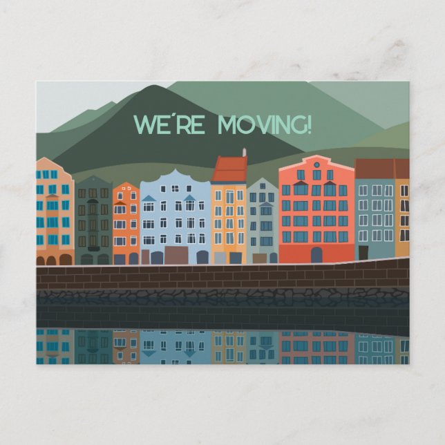 REFLEKTION FLYTTA POSTCARD HELG VYKORT (Framsida)