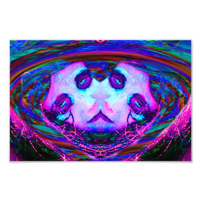 Reflektion från spegel fototryck (Framsidan)