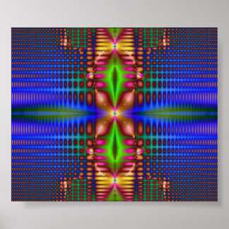 Reflektion från spegel poster