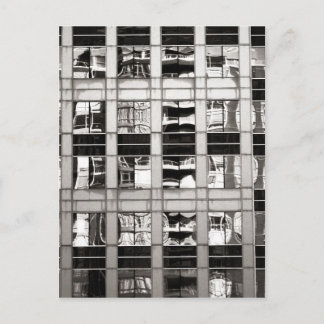 Reflektion i B & W Vykort