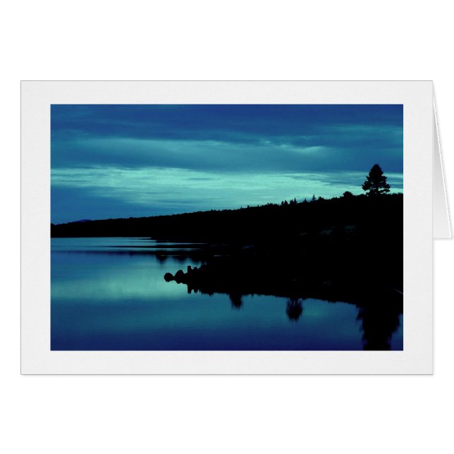 Reflektion i Blues OBS Kort (Framsidan Horizontal)