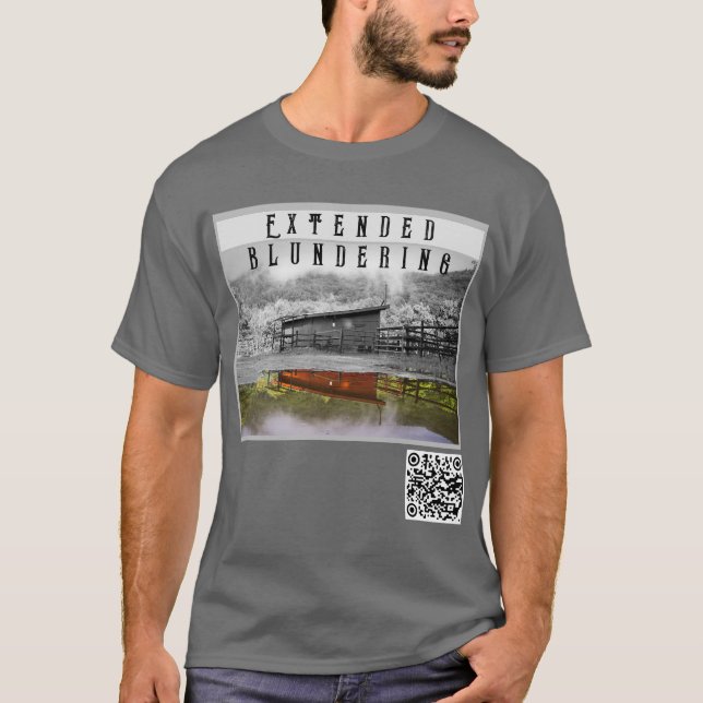 Reflektion i färg Utökad bläddringskjorta T Shirt (Framsida)
