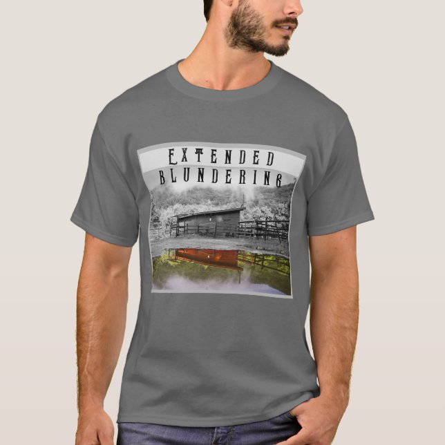 Reflektion i färg Utökad bläddringskjorta T Shirt (Framsida)