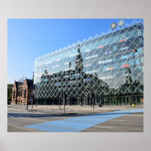 Reflektion i Köpenhamn City Hall Poster