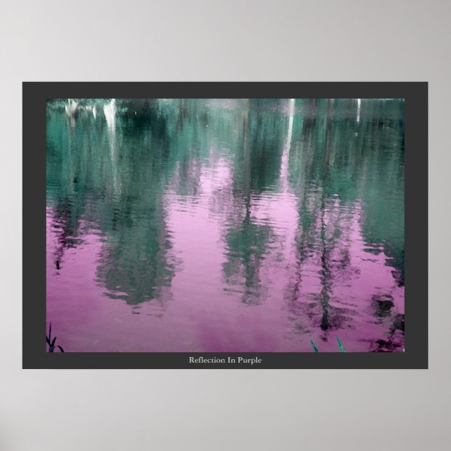 Reflektion i Lila Poster (Framsidan)