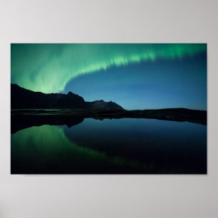 Reflektion i norra Ljus Poster