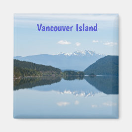 Reflektion i Sjö-Vancouver Island, Kanada Magnet
