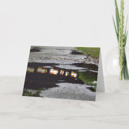 Reflektion i Tabernacle-fönstret - Martha's Vineya Kort