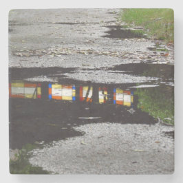 Reflektion i Tabernacle-fönstret - Martha's Vineya Stenunderlägg