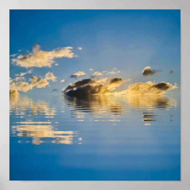 Reflektion i Vatten Poster (Framsidan)