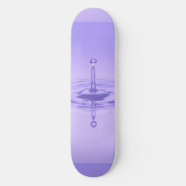 Reflektion över Lila vid havets Vatten vid avlyssn Skateboard Bräda 21,5 Cm