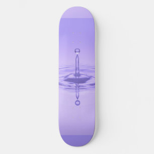 Reflektion över Lila vid havets Vatten vid avlyssn Skateboard Bräda 21,5 Cm