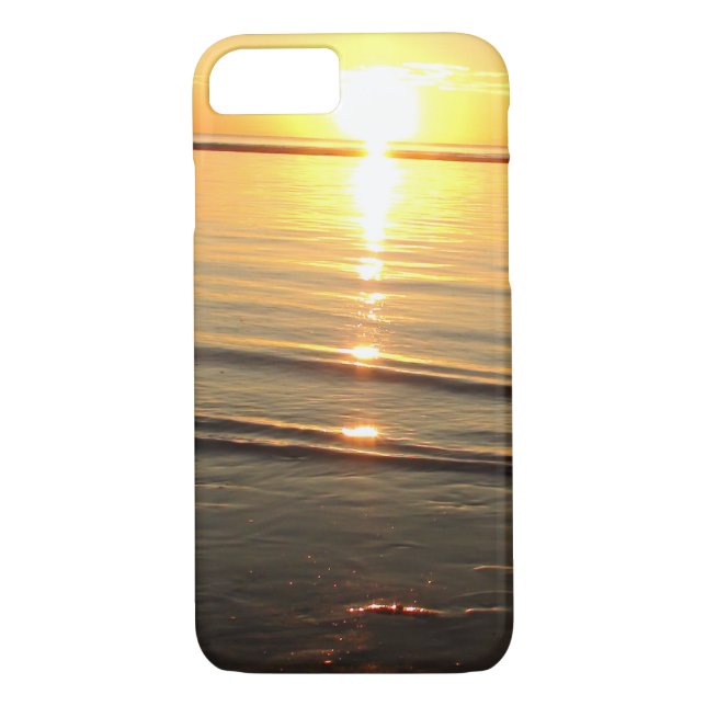 Reflektion över Ocean Cape Cod Sunset Vatten Vågar Case-Mate iPhone Skal (Baksida)
