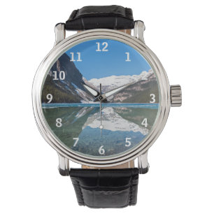 Reflektion över Sjö Louise - Banff NP, Kanada Armbandsur