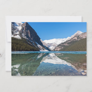 Reflektion över Sjö Louise - Banff NP, Kanada Inbjudningar