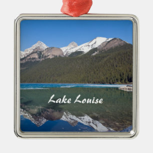 Reflektion över Sjö Louise - Banff NP, Kanada Julgransprydnad Metall