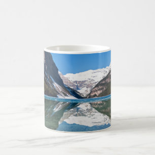 Reflektion över Sjö Louise - Banff NP, Kanada Kaffemugg